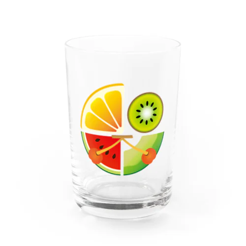 フルーツでパチリ Water Glass