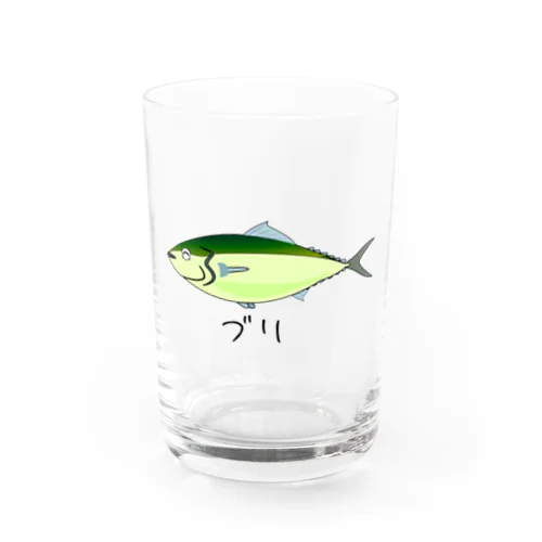 かわいい鰤 Water Glass