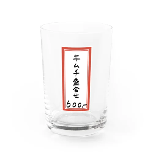 焼肉♪メニュー♪キムチ盛合せ♪2112 Water Glass