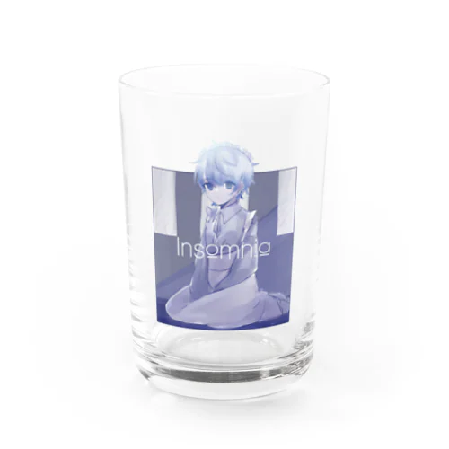 order maid / purple Water Glass