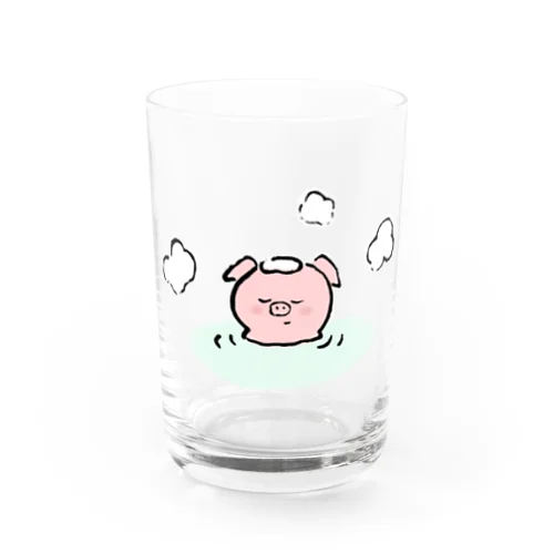 ブーさん温泉 Water Glass