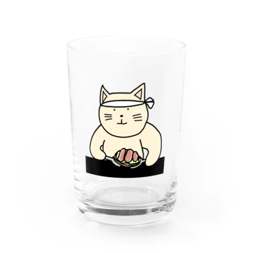 お好み焼き屋さんねこ Water Glass