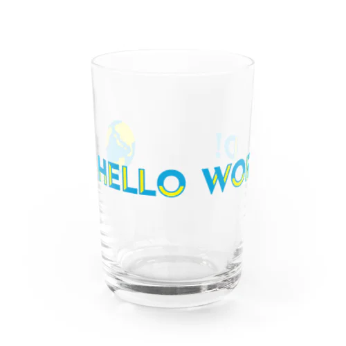 HelloWorld Water Glass