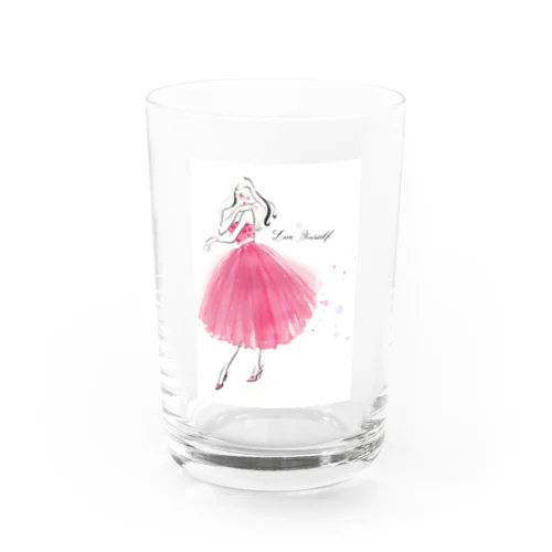 Be yourself Water Glass