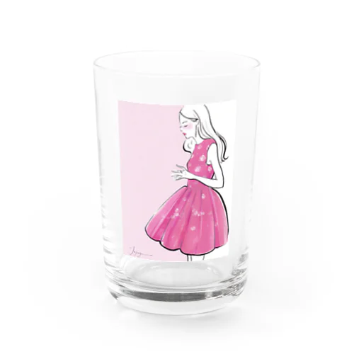 ピンクスカート Water Glass