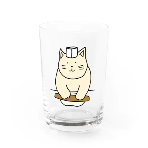 蕎麦打ちねこ Water Glass