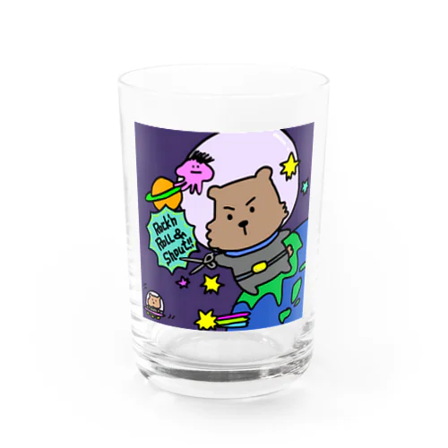 ちょきちょきくまくん宇宙へ行く Water Glass