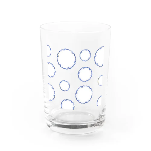 Snow fluffy 雪輪 Water Glass