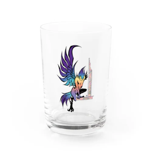 Mysterious wing  Water Glass