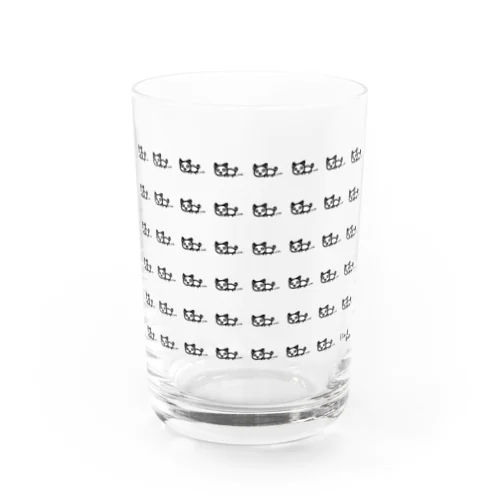 にゃーたちゃん柄 Water Glass