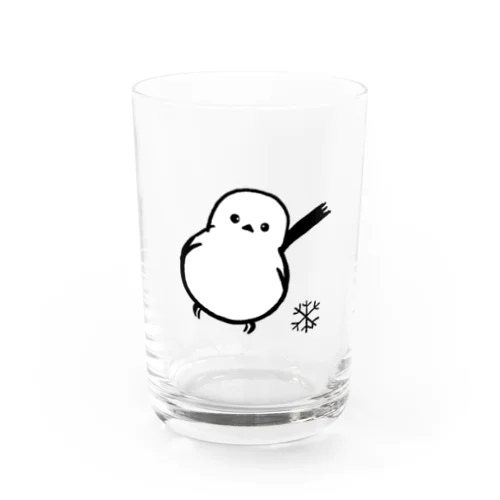 まんまるシマエナガさん Water Glass