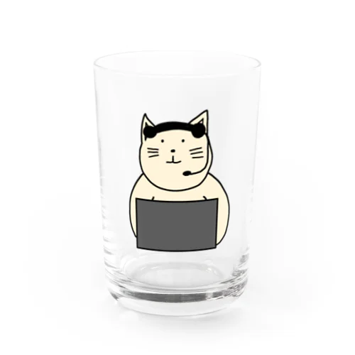 コールセンターねこ Water Glass