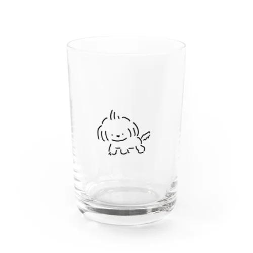 モヒカンわんちゃん Water Glass
