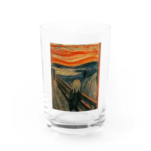 The Scream Water Glass