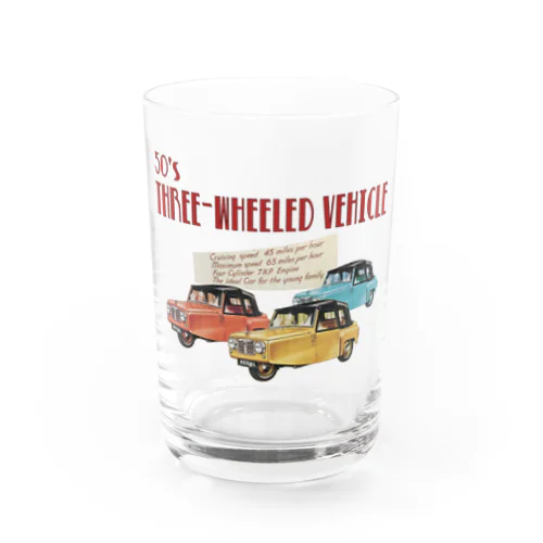 Three-Wheeled Vehicle Water Glass