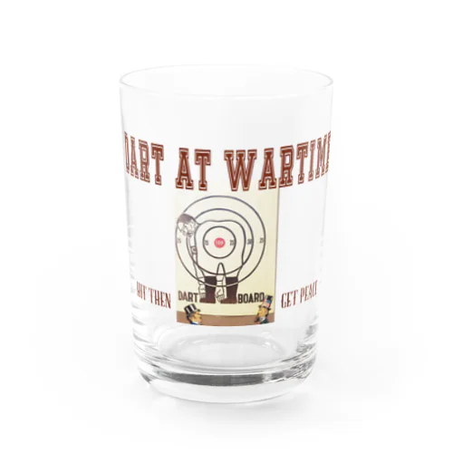 40's Dart Board Water Glass