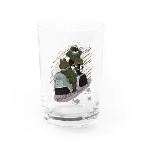 Rabbit Hunter Water Glass