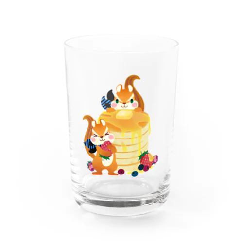 シマリスパンケーキ Water Glass