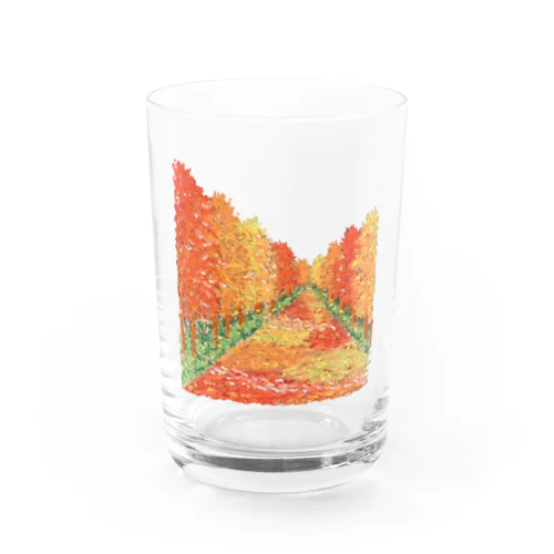 秋の散歩道 Water Glass