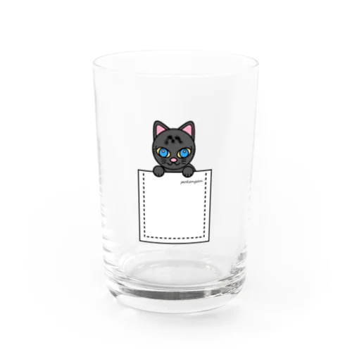 ねこ　pokenyan サバにゃん Water Glass