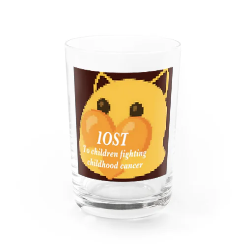 IOST 幸せを運ぶ猫 Water Glass