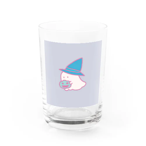 ハロウィンが楽しかったおばけ（色違い） Water Glass