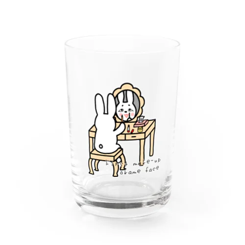 初めてお化粧してみたよ Water Glass