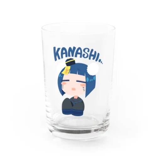 冷水ちゃんのKANASHI柄 グラス