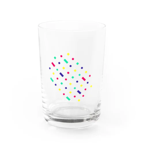 カラフル幾何学 Water Glass