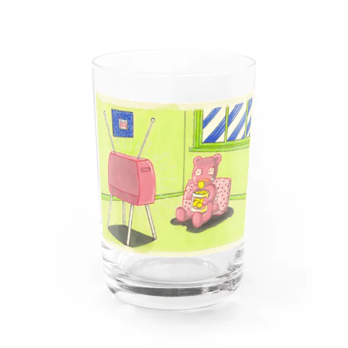 カウチポテトくまちゃん Water Glass