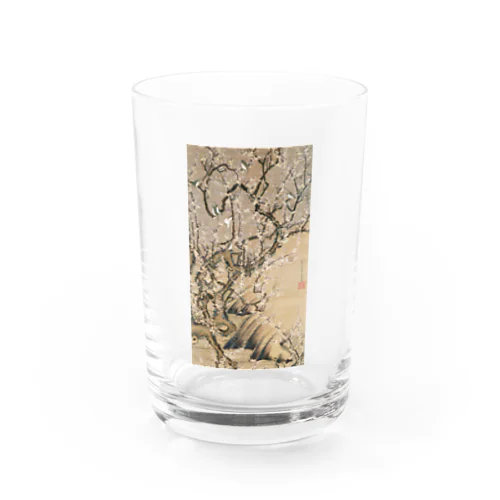 伊藤若冲《梅花小禽図》 Water Glass