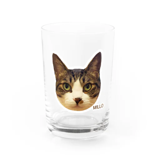 絵文字ミロくん Water Glass