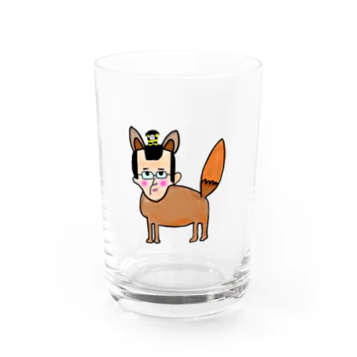 キツネおじさま Water Glass