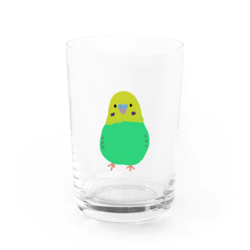 セキセイインコちゃん Water Glass