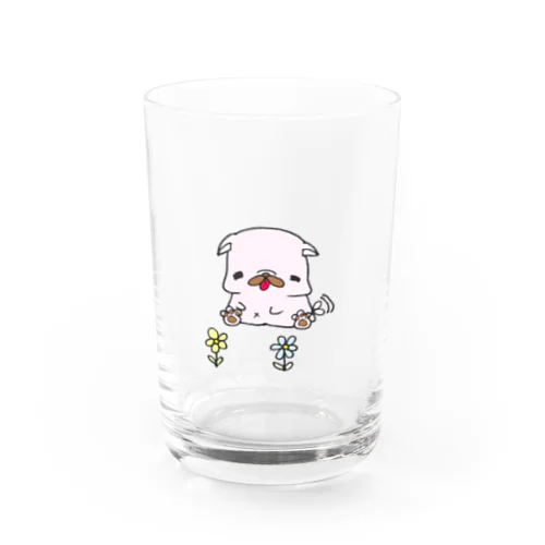 ぺーすけ のんびり Water Glass