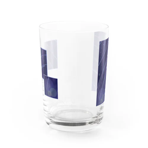 Night Sky Water Glass