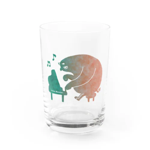 Piano Monster Water Glass