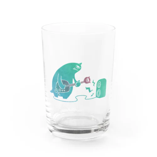 Guitar Monster Water Glass