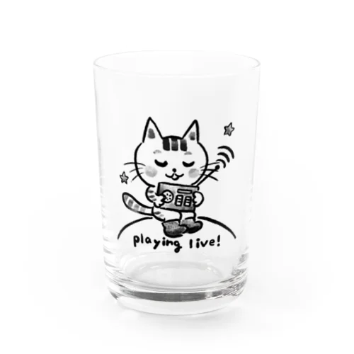 味のりにゃんぴー Water Glass