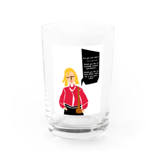 “YABAJO”パート① 「Shirigaru woman」 Water Glass