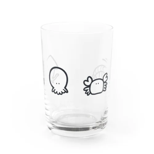 かいさんぶつさん Water Glass