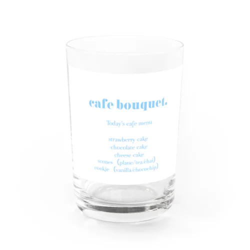 bouquetデザインロゴ Water Glass