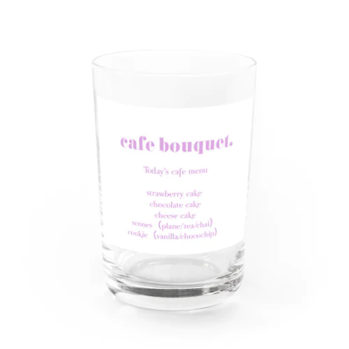 bouquetデザインロゴ Water Glass