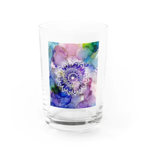 曼荼羅インクアート Water Glass