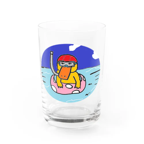 カモノハシ、海に出る Water Glass