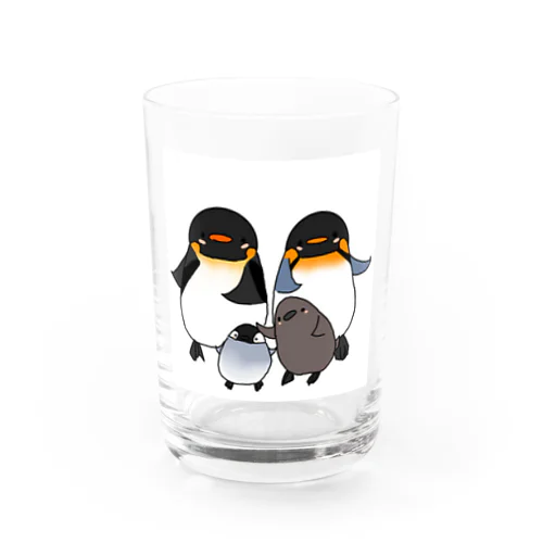 こうていペンギン　おうさまペンギン Water Glass