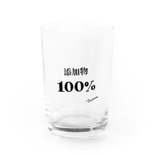 添加物100% Water Glass
