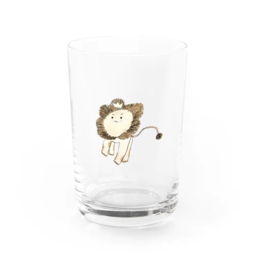 ゆるかわいいライオンちゃん Water Glass