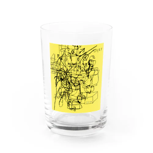 Mathematics Yellow 小物 Water Glass