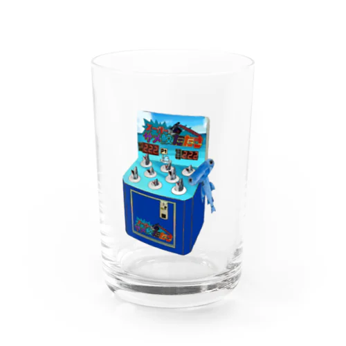 レトロゲームサメ叩き Water Glass